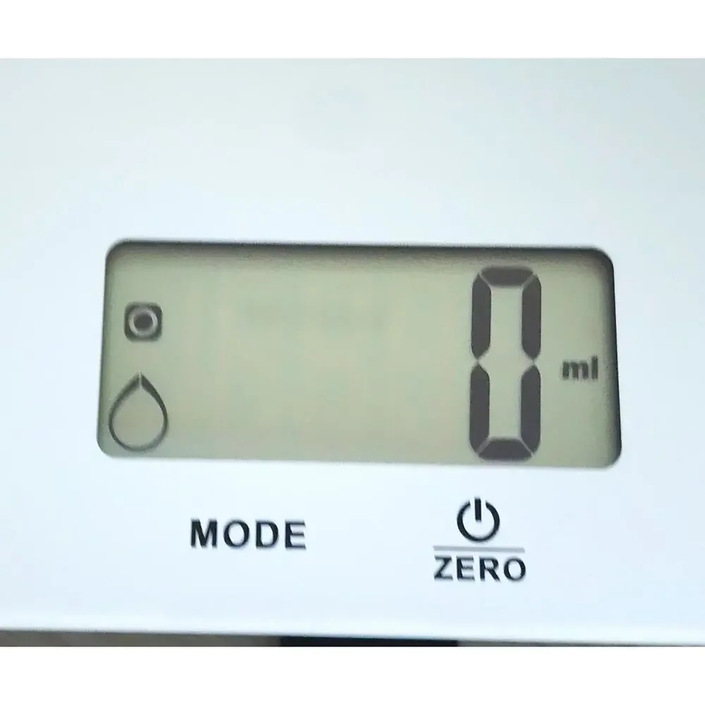 Real Appeal Digital Electronic Food Scale – White Glass Kitchen Scale